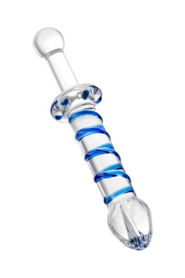 Фаллос из стекла двусторонний Sexus Glass, 22,5 см